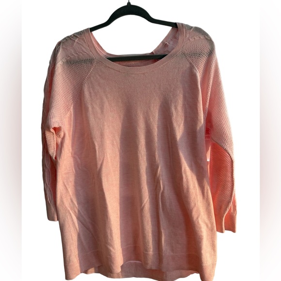 ♥️ UEC Sonoma Blush Knit Sweater 3/4 sleeves Lightweight - Picture 1 of 7